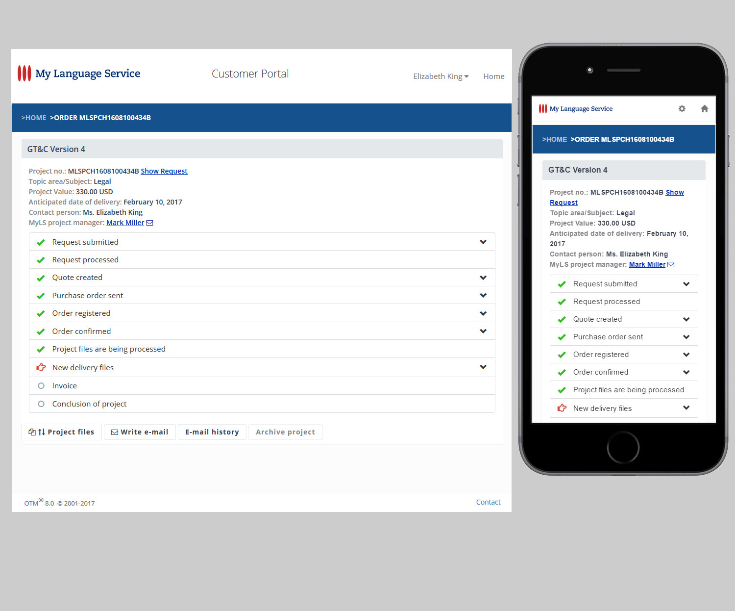 Project information overview